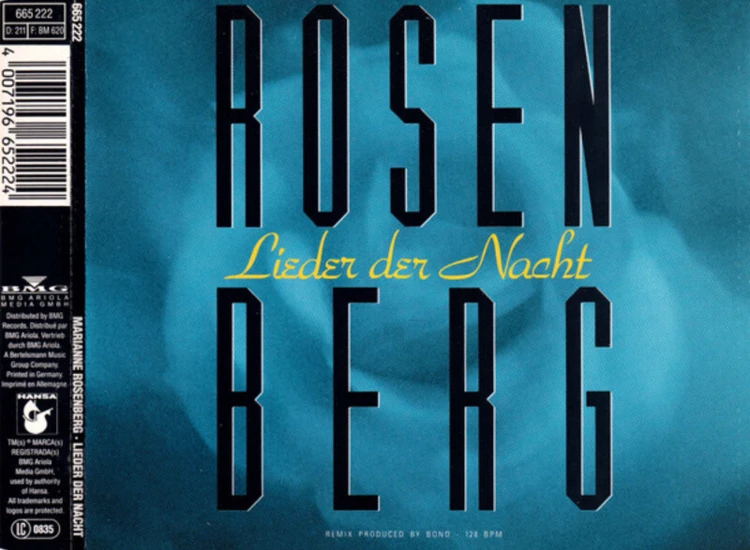 CD, Maxi Rosenberg* - Lieder Der Nacht (Remix '92) ansehen