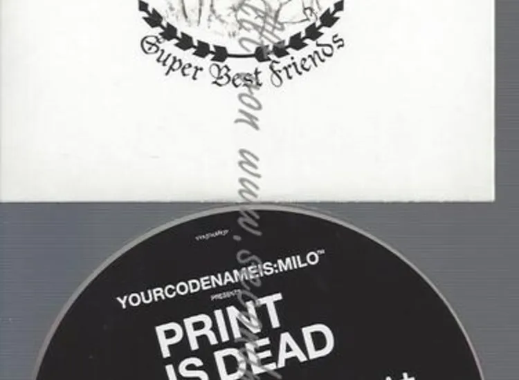 PROMO CD--PRINT IS DEAD--WAIT A MINUTE--1TR ansehen