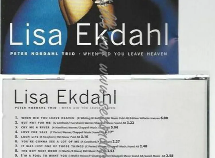 CD--LISA EKDAHL--WHEN DID YOU LEAVE HEAVEN ansehen