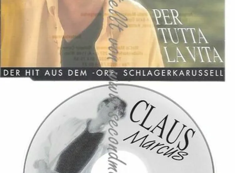 CD--ANZ EINFACH NUR WAHNSINN    / CLAUS MARCUS--    PER TUTTA LA VITA ansehen