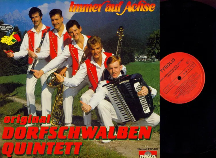 LP--Original Dorfschwalben Quintett – Immer Auf Achse    / M/ NM ansehen