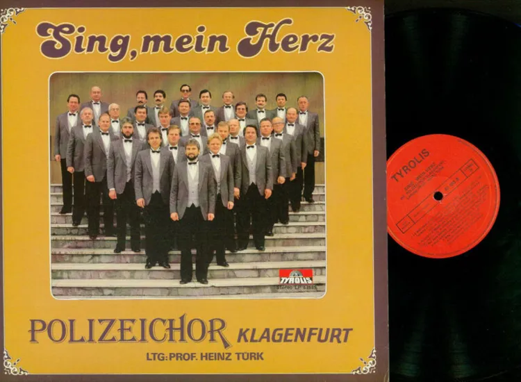 LP--Polizeichor Klagenfurt – Sing, Mein Herz  //NM ansehen