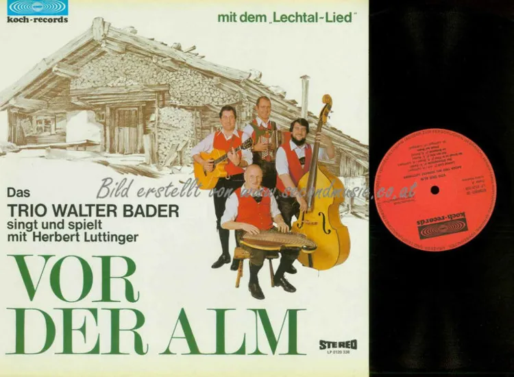 LP--Trio Walter Bader – Vor Der Alm  //NM ansehen