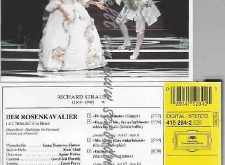 CD--Richard Strauss | --DER ROSENKAVALIER (AUSZÜGE) ansehen