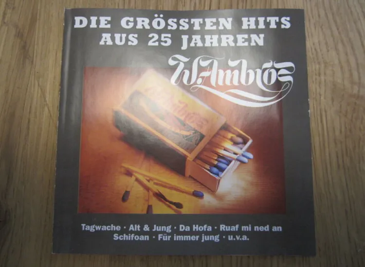 CD /  W. Ambros – Die Grössten Hits Aus 25 Jahren / DE  PRESS / RAR / ansehen